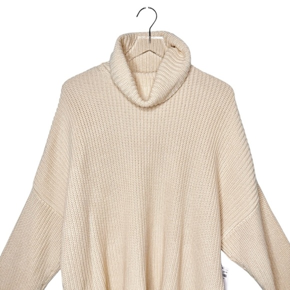 NEW Abercrombie & Fitch Women’s Cream Chunky Turtleneck Sweaters Sz 2X - Picture 4 of 12